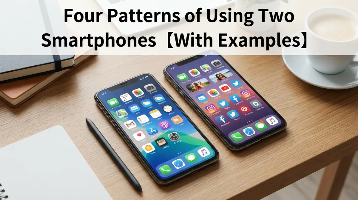 スマホ2台持ちの使い分けパターン4選【実例付き】