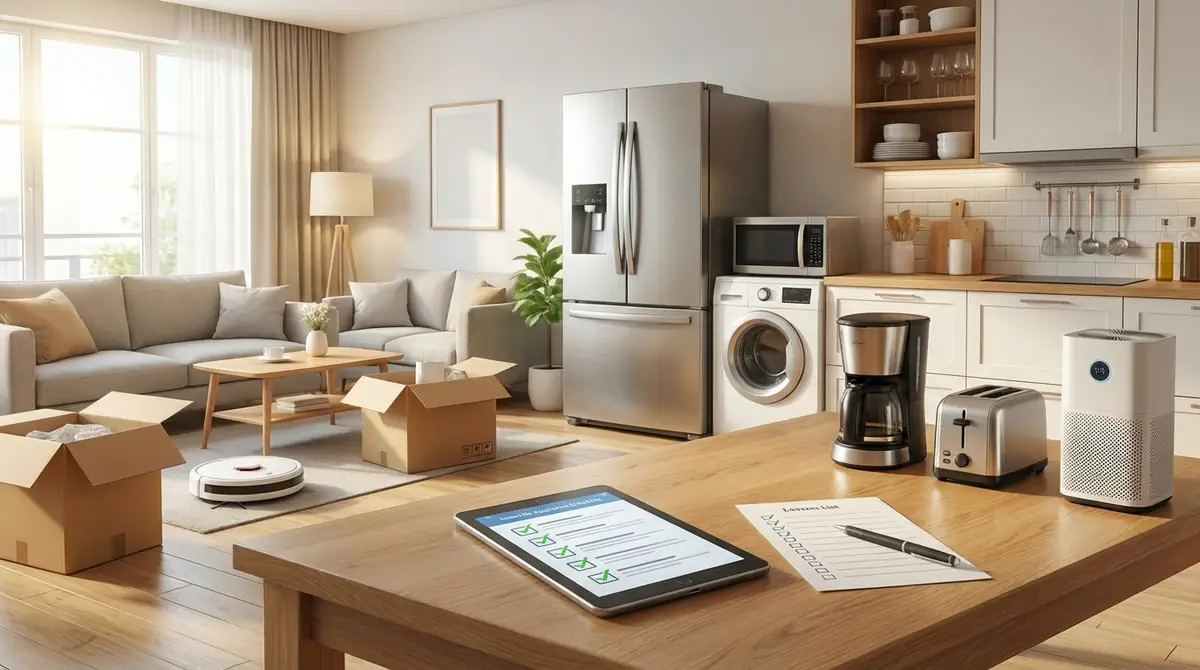 【保存版】新生活の家電チェックリスト｜優先度別に必要なものを一覧で紹介