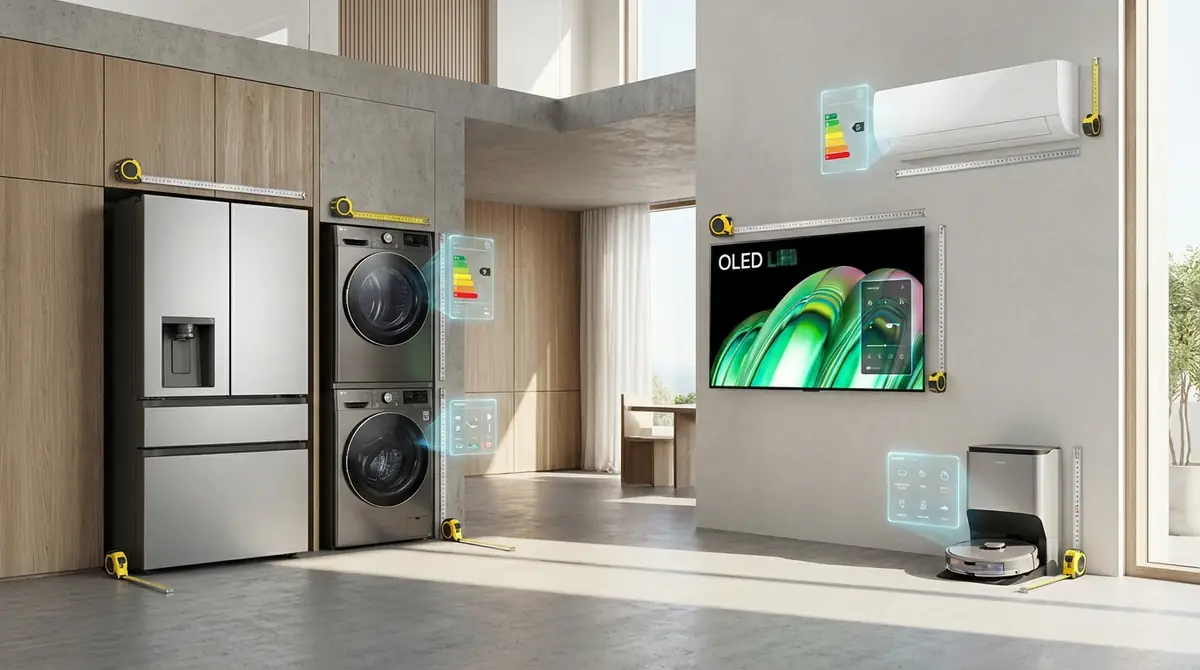 主要家電5つの選び方｜サイズと機能の決め方