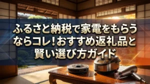 ふるさと納税で家電をもらうならコレ！おすすめ返礼品と賢い選び方ガイド