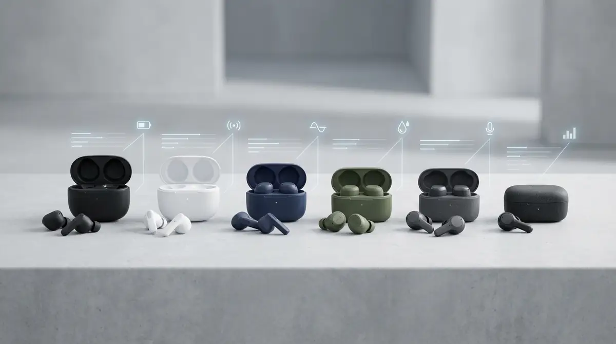 【一覧表】5000円以下ワイヤレスイヤホン7製品のスペック比較