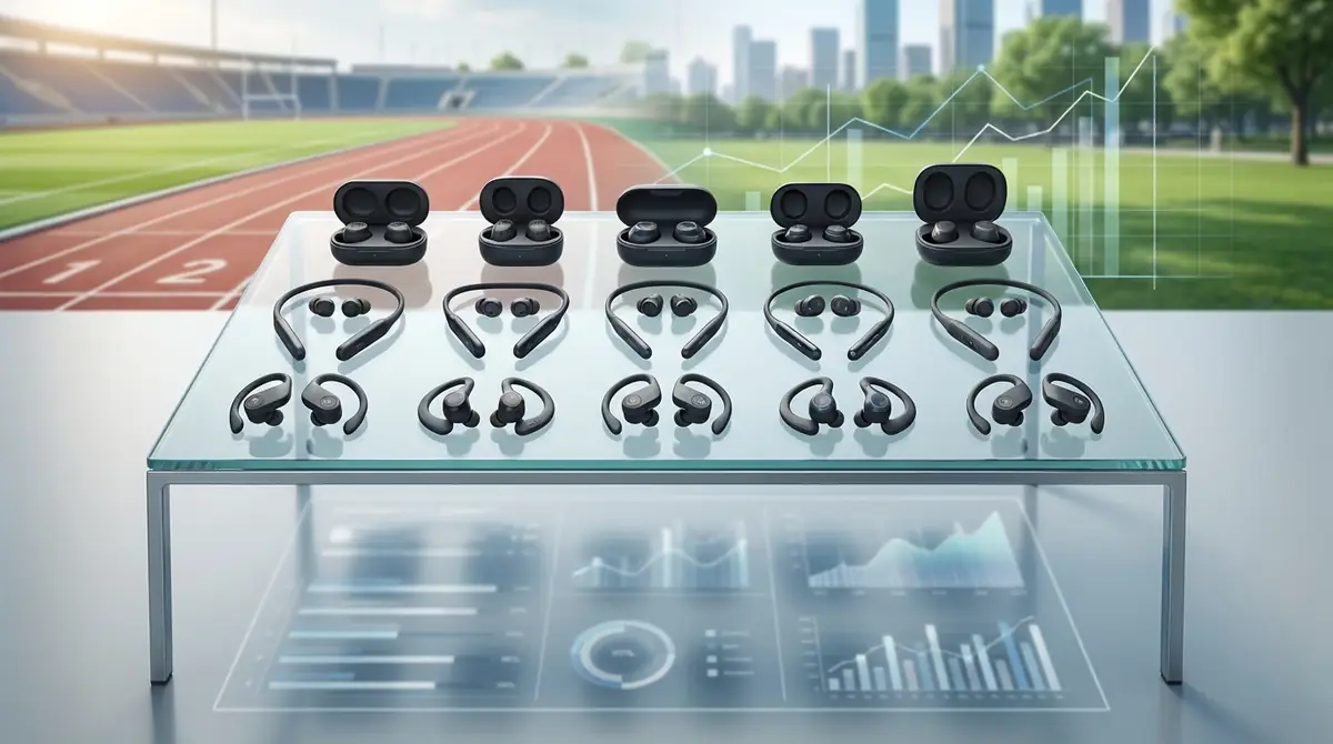 ランニングイヤホン全15選スペック比較表