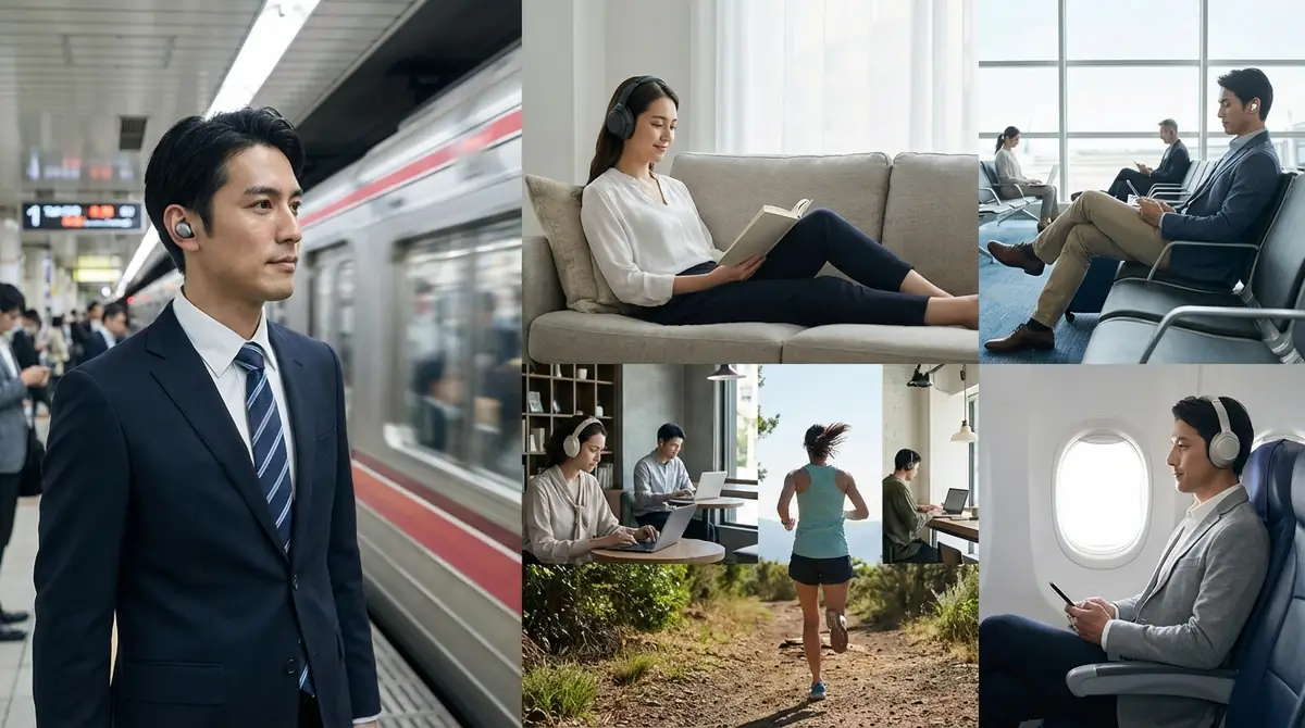 【用途別】シーン別おすすめノイズキャンセリングイヤホン