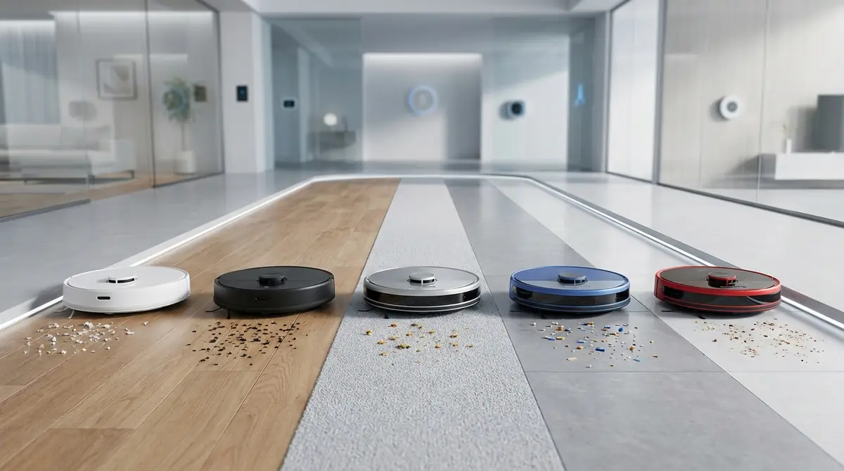 ロボット掃除機の主要メーカー5社を比較