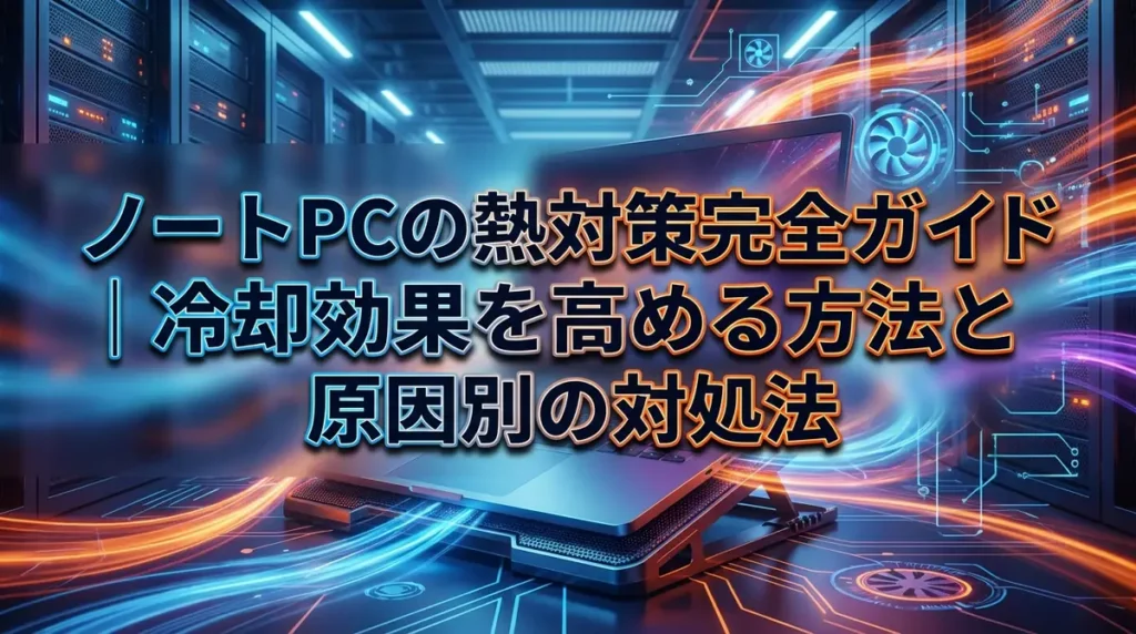 ノートPCの熱対策完全ガイド｜冷却効果を高める方法と原因別の対処法