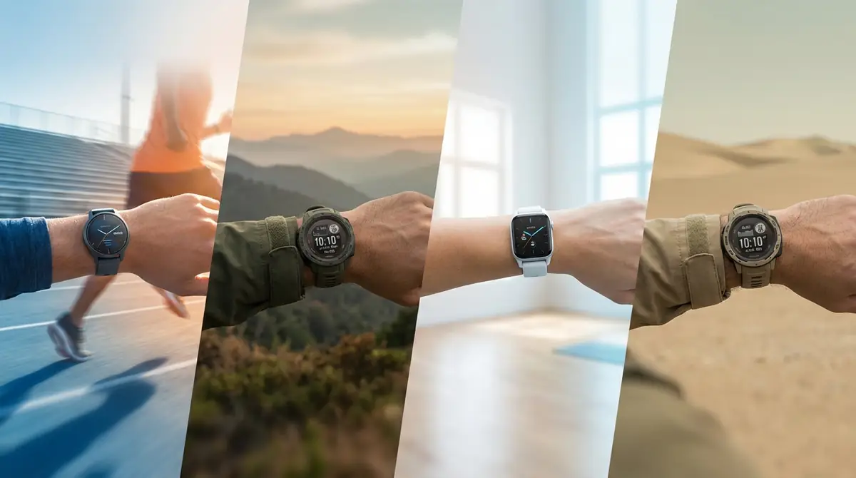 Garmin 4大シリーズの違いと特徴|Forerunner・Fenix・Venu・Instinct