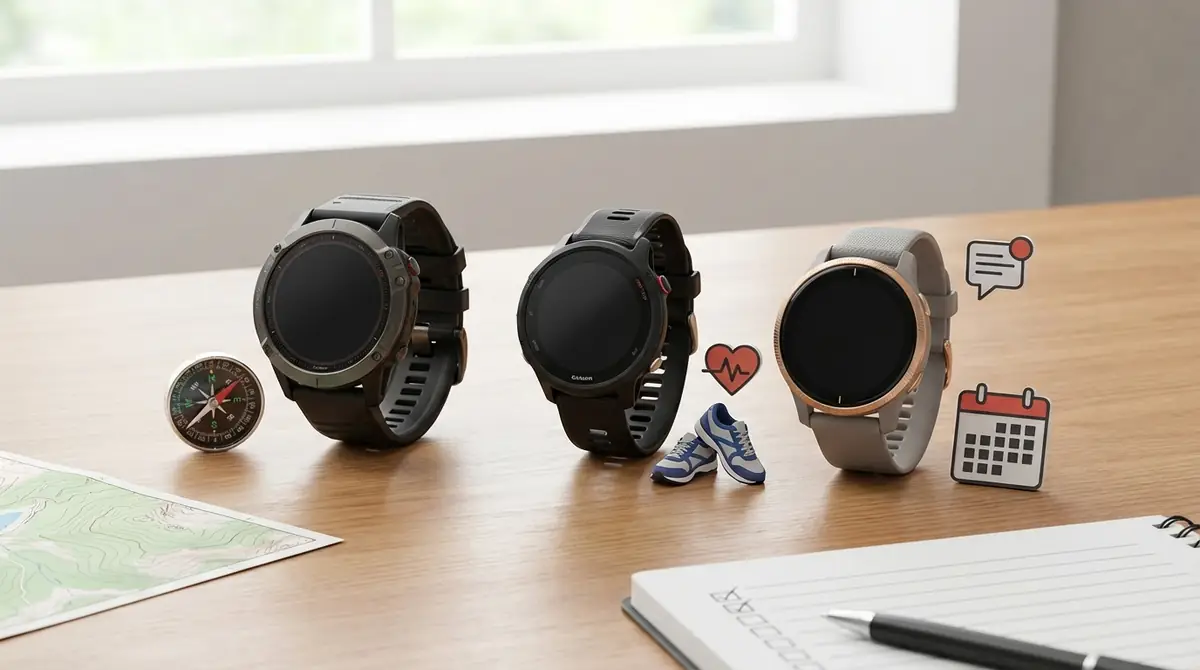 Garminスマートウォッチを買う前に確認すべき3つのポイント