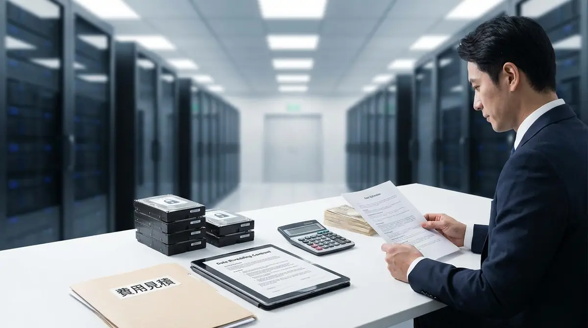 業者にデータ消去・処分を依頼する場合の選び方と費用