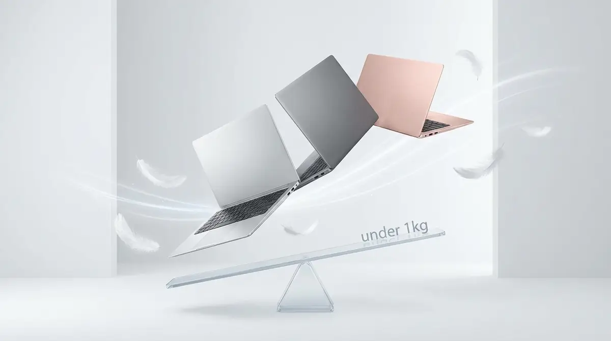 【結論】1kg以下の軽量ノートパソコンおすすめTOP3